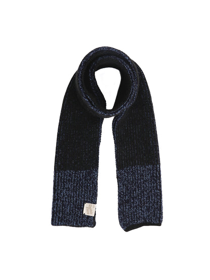 Ragg Wool Scarf - Denim Melange