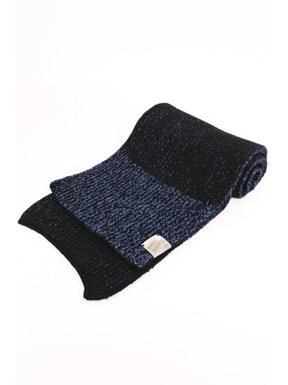 Ragg Wool Scarf - Denim Melange
