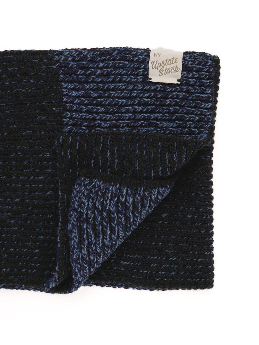 Ragg Wool Scarf - Denim Melange