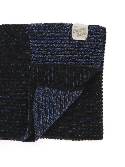 Ragg Wool Scarf - Denim Melange