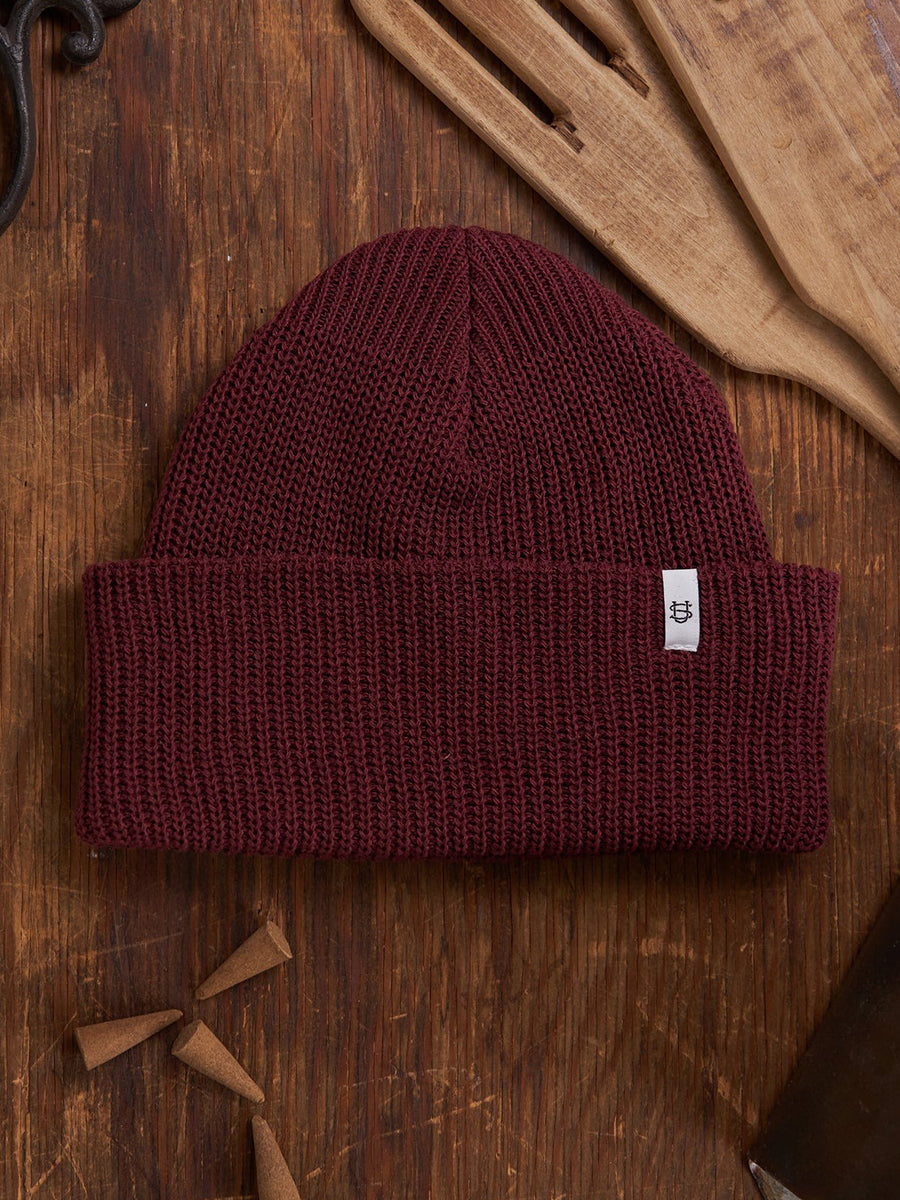 Upcycled Cotton Watchcap - Gooseberry