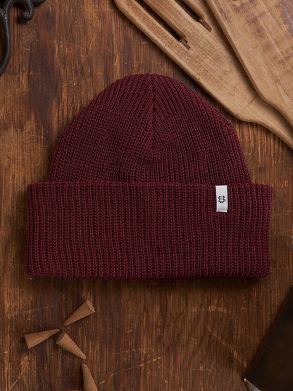 Upcycled Cotton Watchcap - Gooseberry