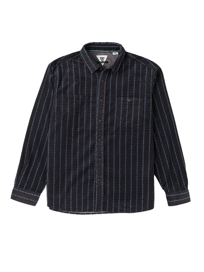 Rails Printed Cord Long Sleeve Shirt - Phantom