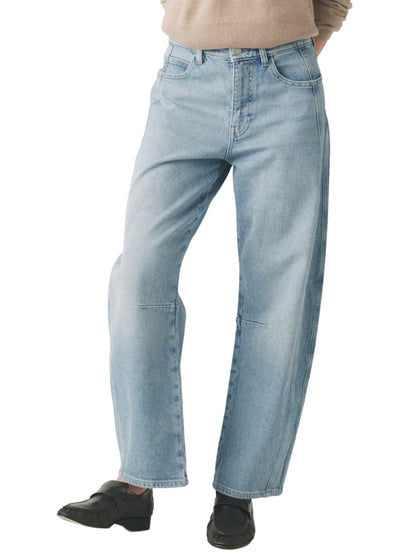BNA Twill Soft-Curve Barrel Jeans - New Romantics