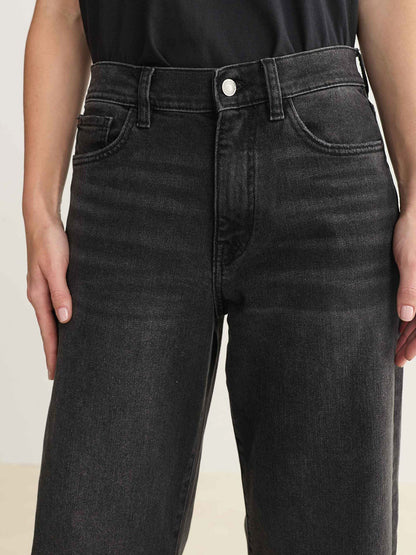 BNA Soft-Curve Barrel Jeans - In The Night