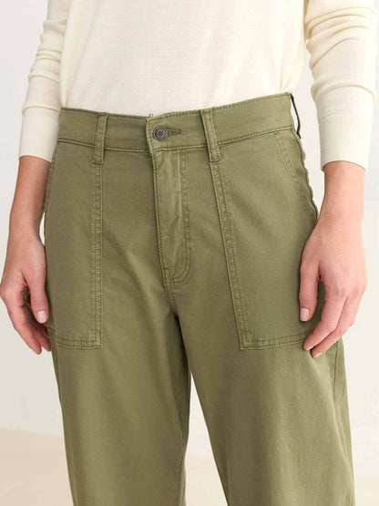 BNA Twill Soft-Curve Barrel Jeans - Four Leaf Clover