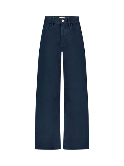 BNA Twill Soft-Curve Barrel Jeans - Carbon Blue