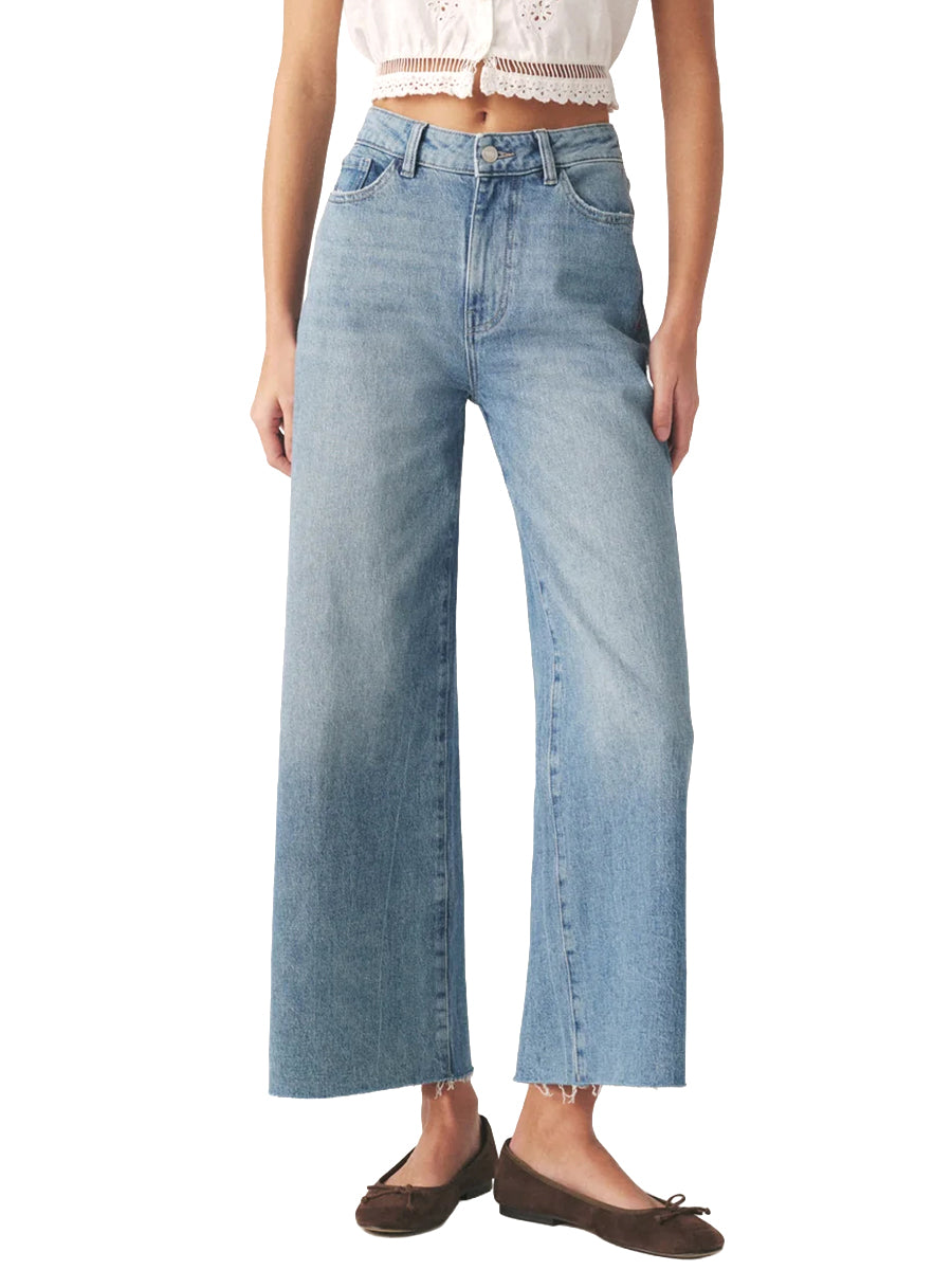 NCE Wide-Leg Crop Jeans - Sundown