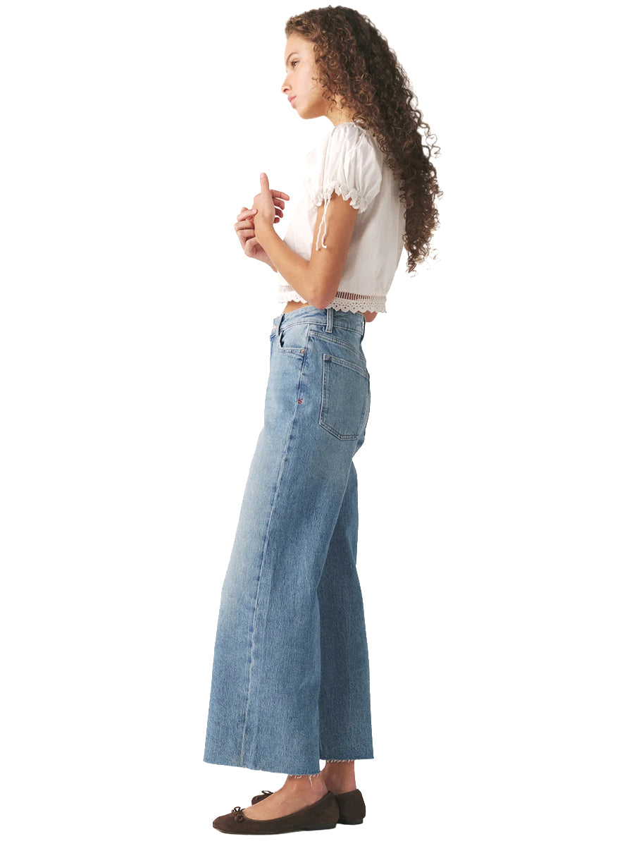 NCE Wide-Leg Crop Jeans - Sundown