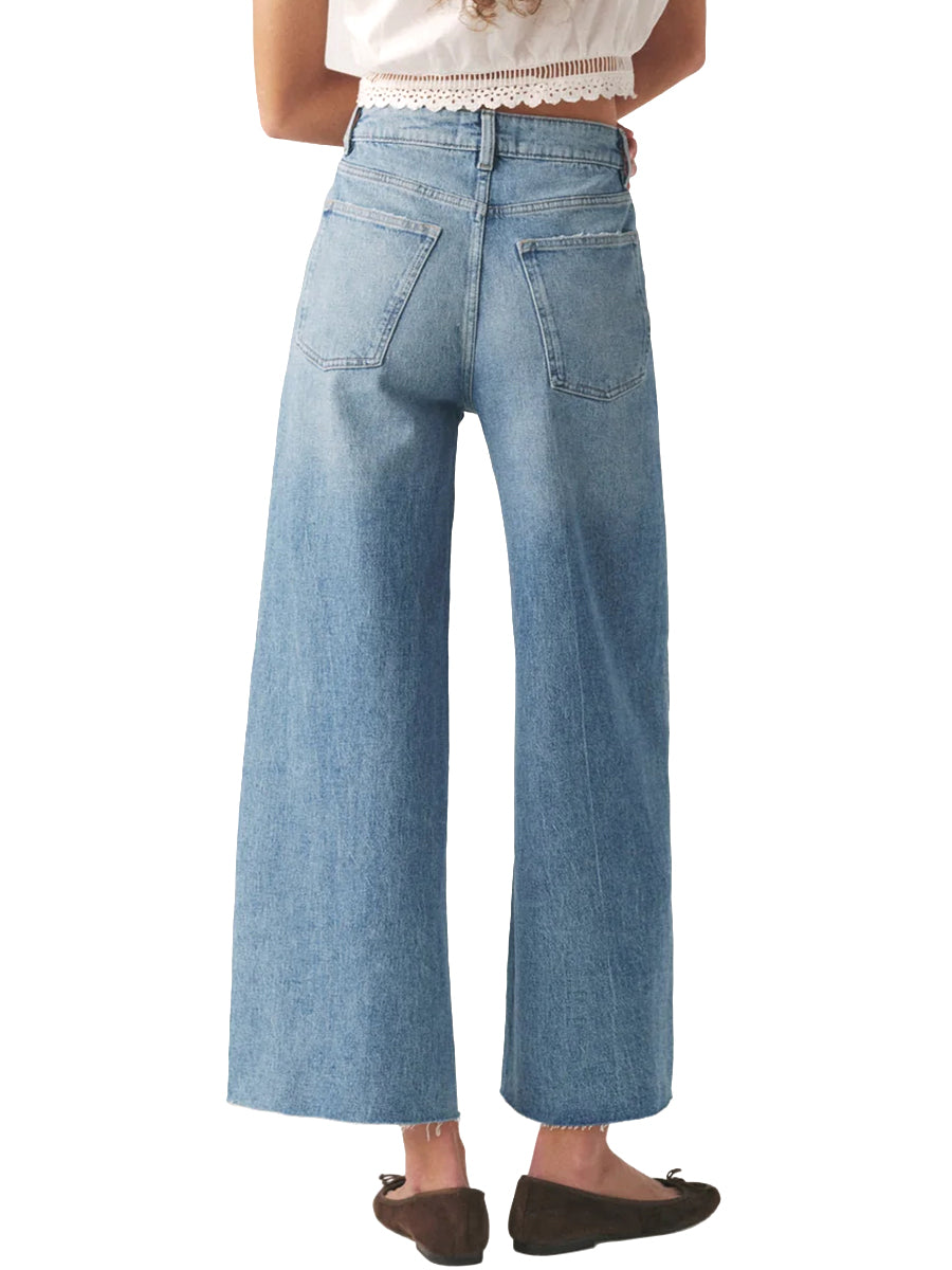 NCE Wide-Leg Crop Jeans - Sundown