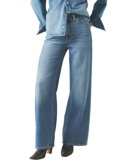 NCE Wide-Leg Jeans - Blue Mist