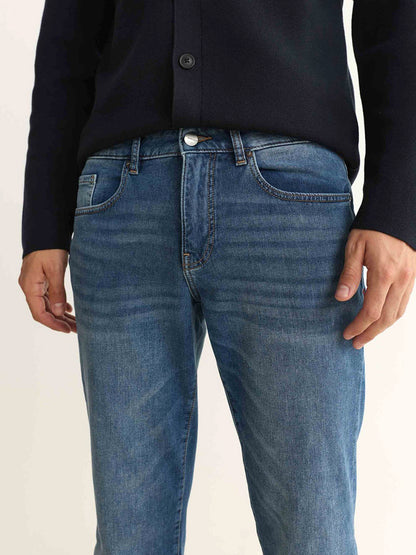 ORD Straight Leg Knit Jeans - Dog Days
