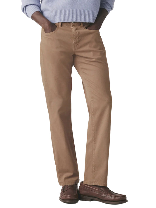 ORD Straight-Leg Twill Jeans - Teak