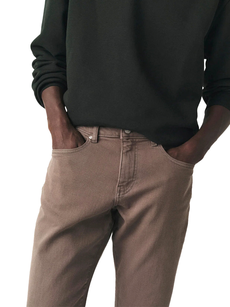 ORD Straight-Leg Twill Jeans - Fog Grey