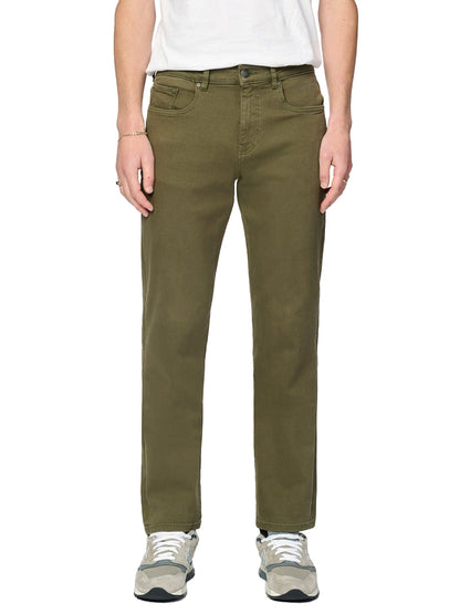 ORD Straight Leg Twill Jeans - Moss Green