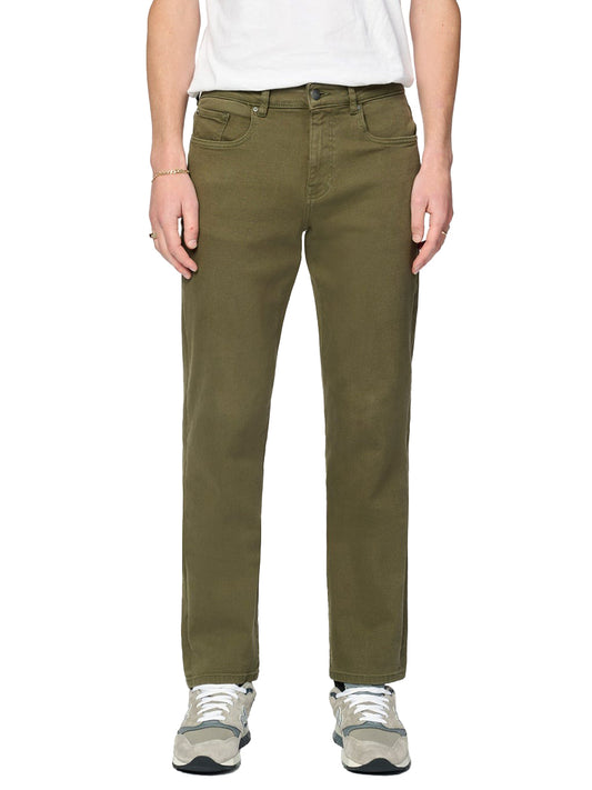 ORD Straight Leg Twill Jeans - Moss Green