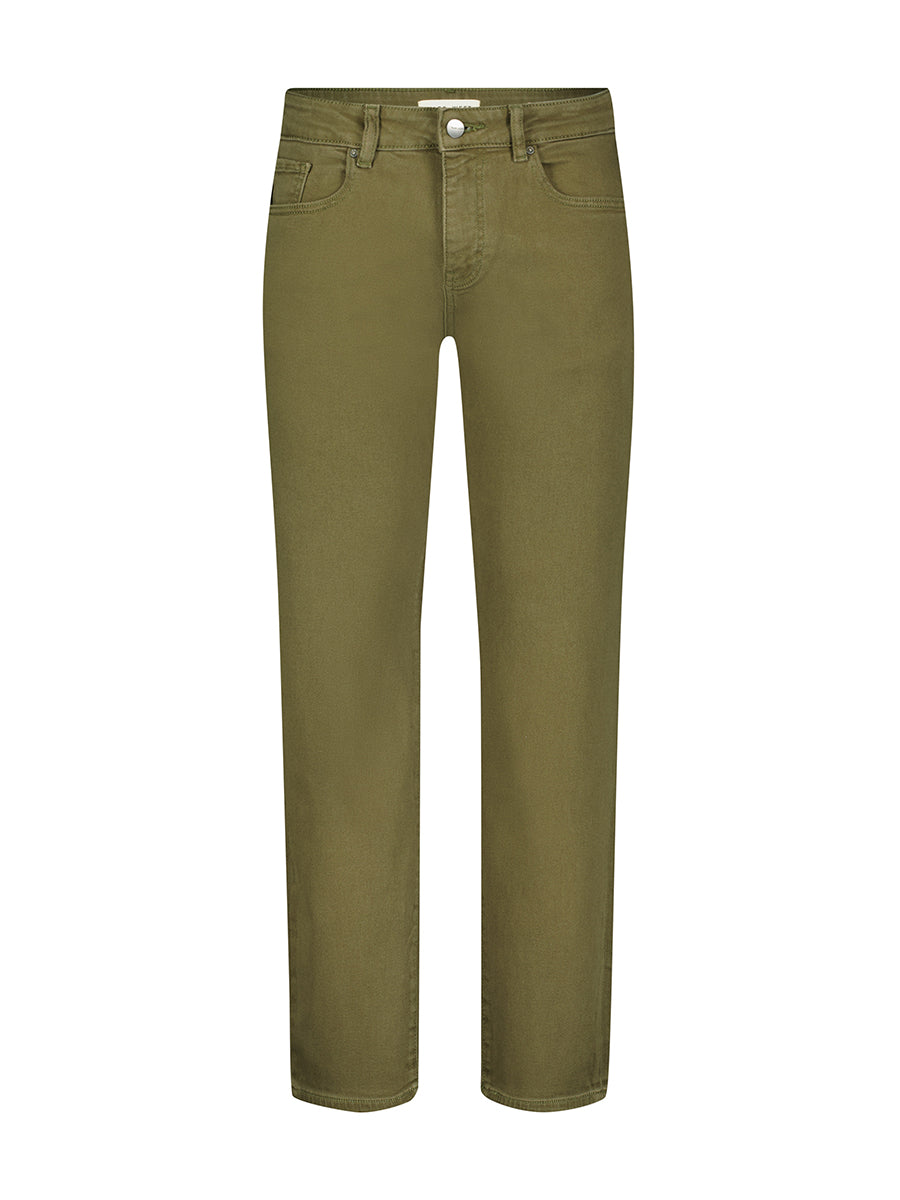 ORD Straight Leg Twill Jeans - Moss Green