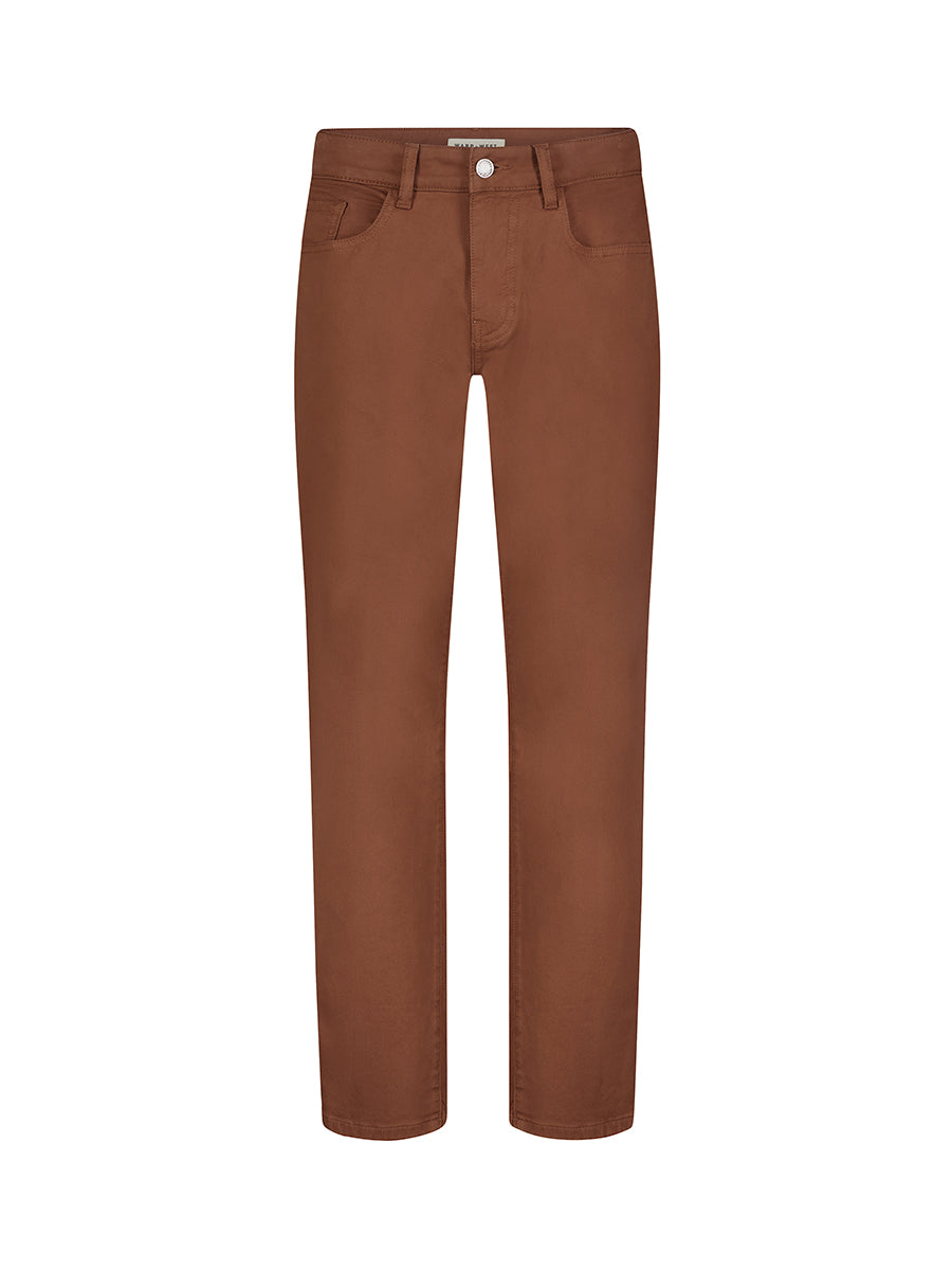 ORD Straight Leg Twill Jeans - Sienna Brown