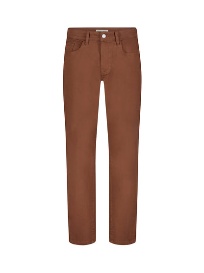 ORD Straight Leg Twill Jeans - Sienna Brown