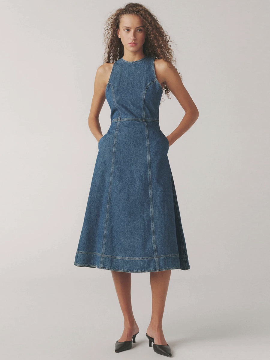 Southern Belle Dress - Proper Blue