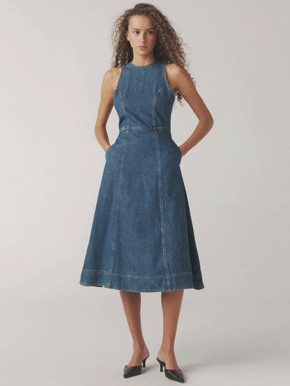 Southern Belle Dress - Proper Blue
