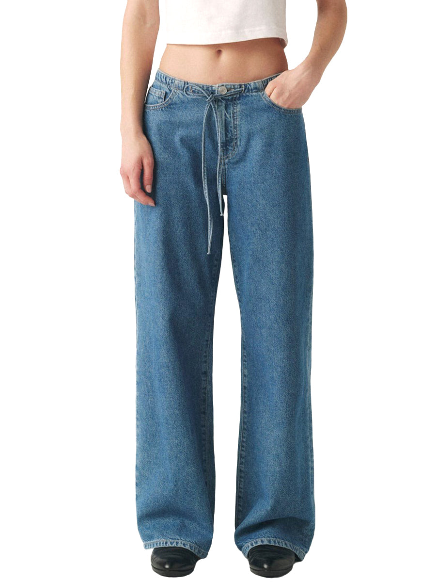 The Big Easy Pull-On Wide Leg Jeans - Cleo