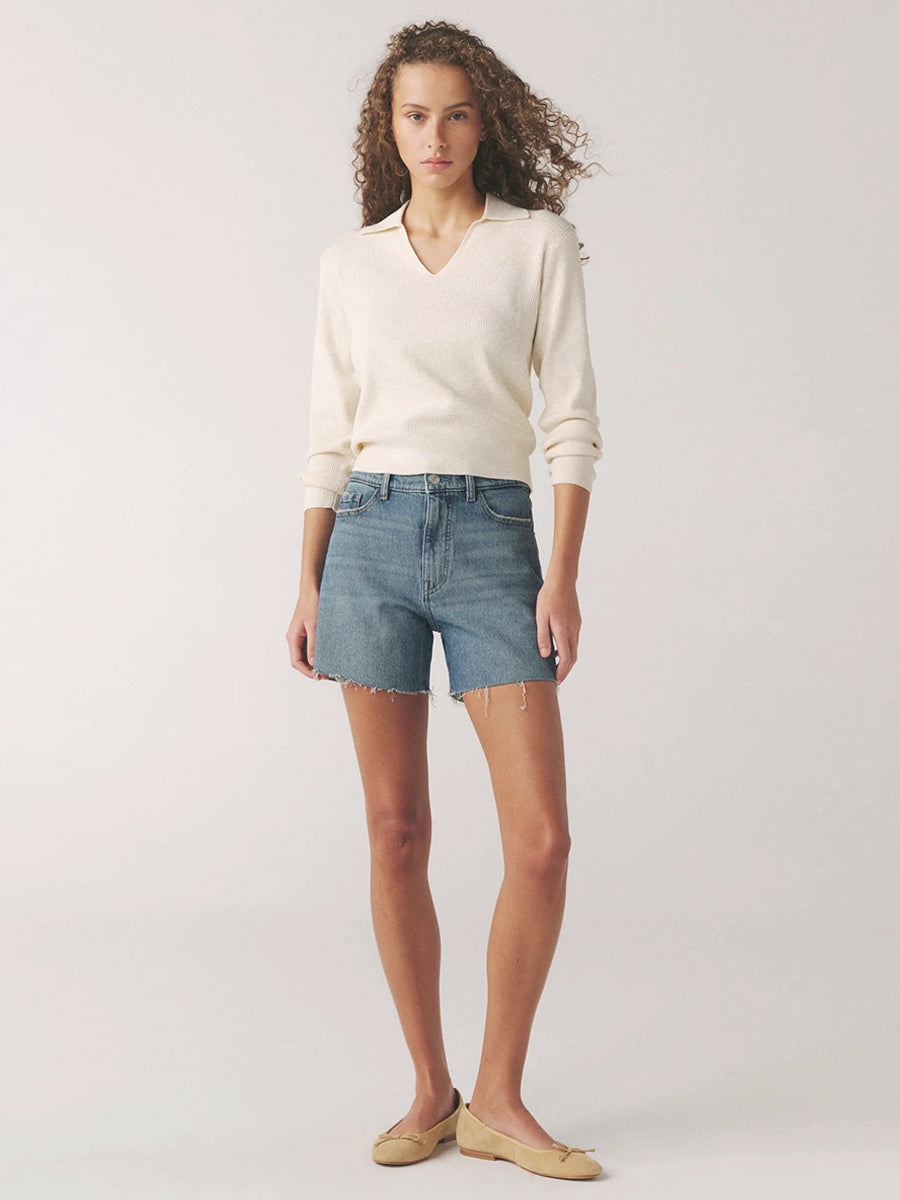 VVI Relaxed Denim Shorts - Earth Mother