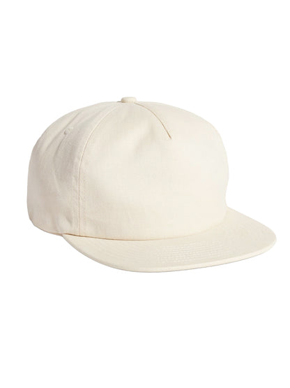 Brushed Cotton Field Trip Snapback Hat - Eggshell
