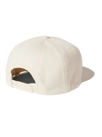 Brushed Cotton Field Trip Snapback Hat - Eggshell