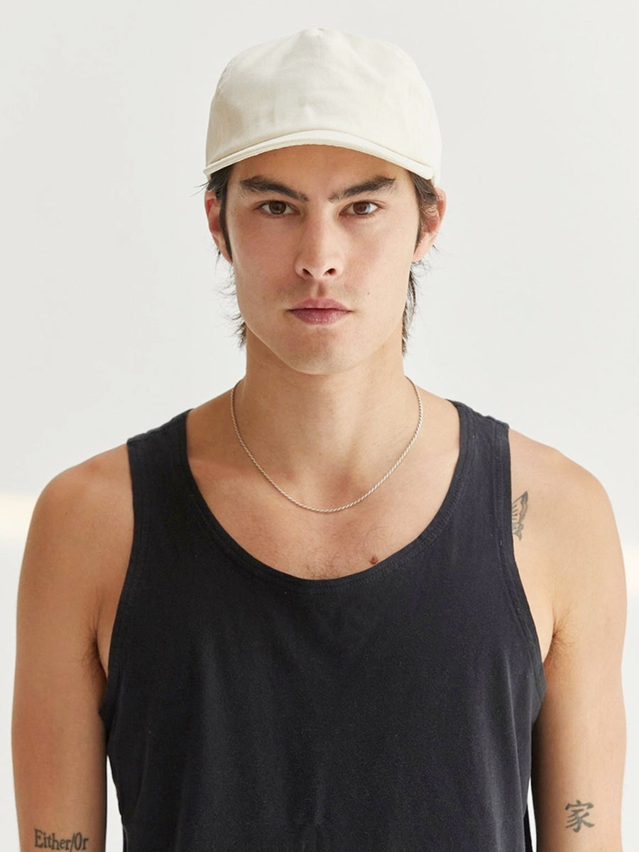 Brushed Cotton Field Trip Snapback Hat - Eggshell