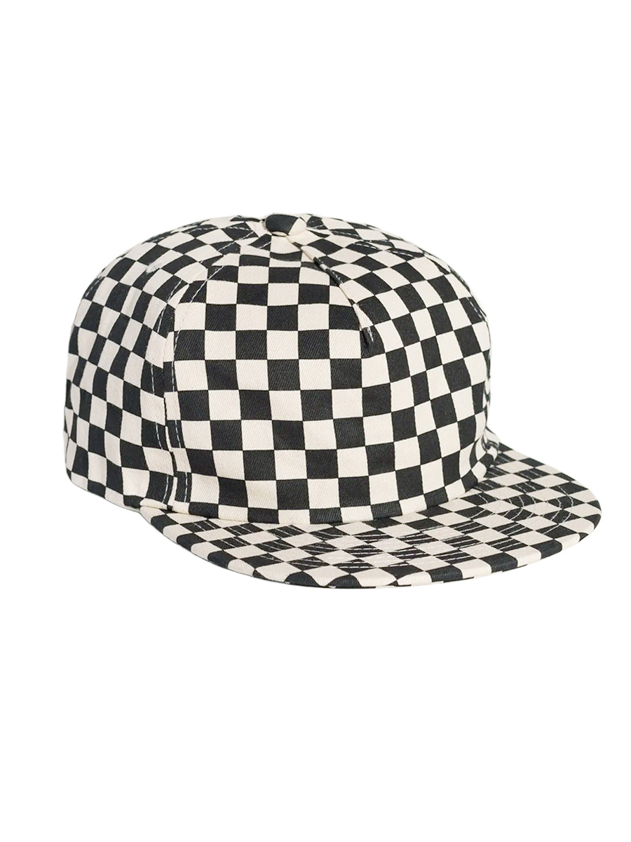 Checkerboard Field Trip Hat - Black