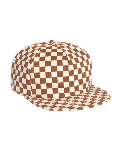 Checkerboard Field Trip Hat - Rust