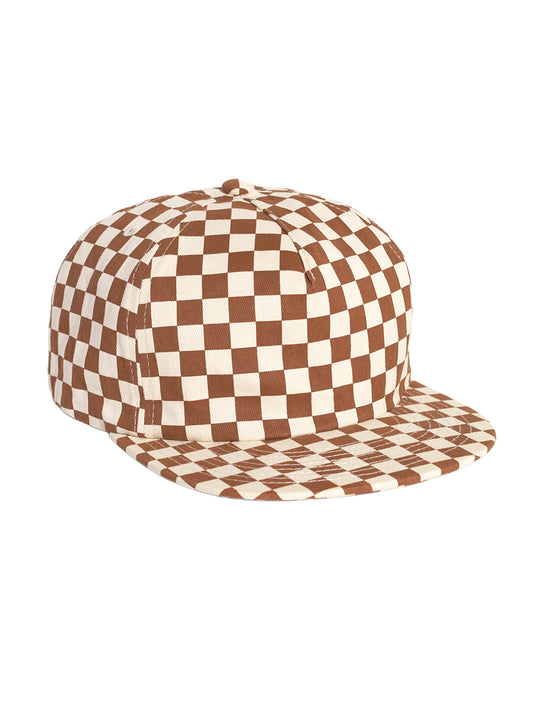 Checkerboard Field Trip Hat - Rust