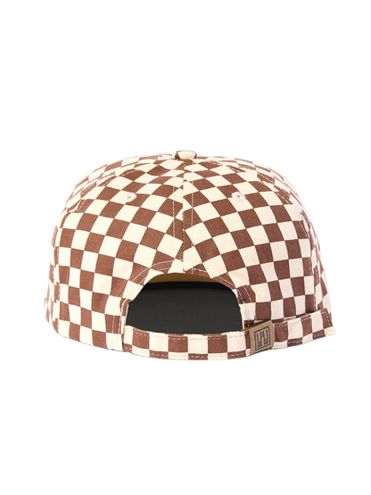 Checkerboard Field Trip Hat - Rust