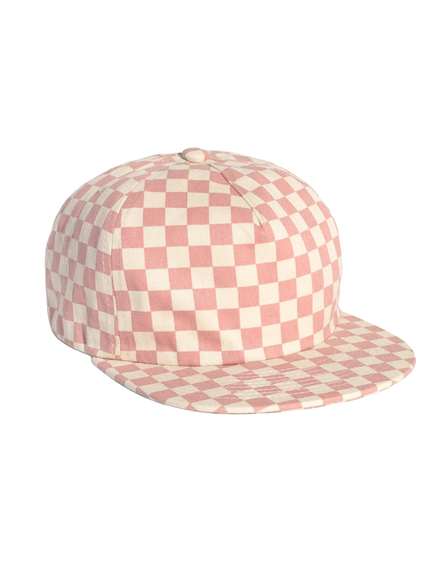 Checkerboard Field Trip Hat - Blush