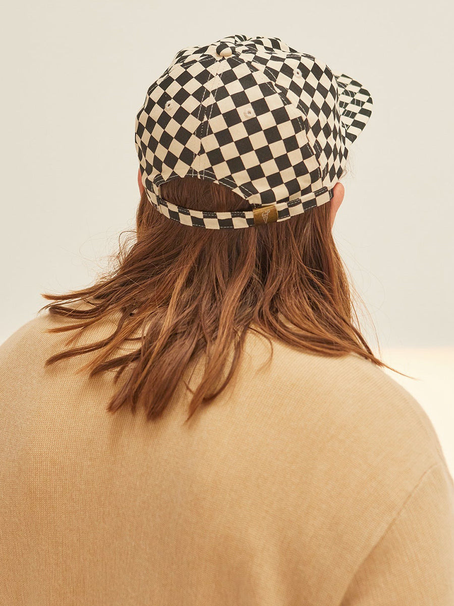 Checkerboard Field Trip Hat - Blush