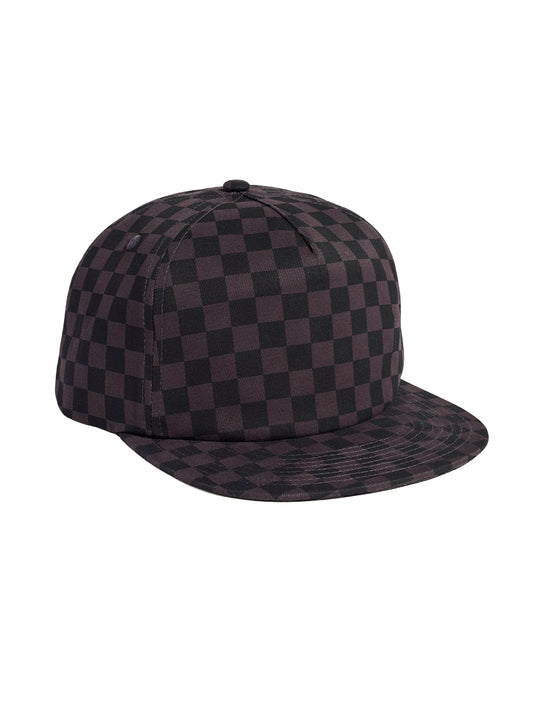 Tonal Checkerboard Field Trip Hat - Black
