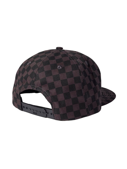 Tonal Checkerboard Field Trip Hat - Black