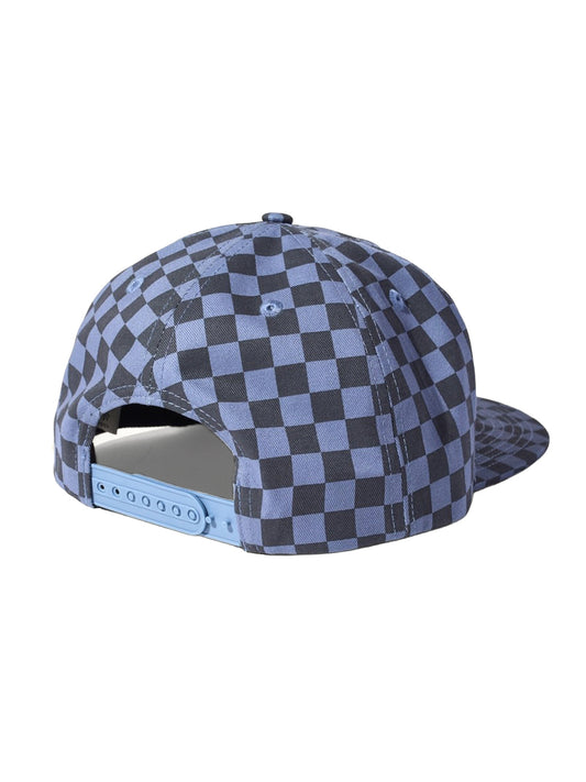 Tonal Checkerboard Field Trip Hat - Slate Blue