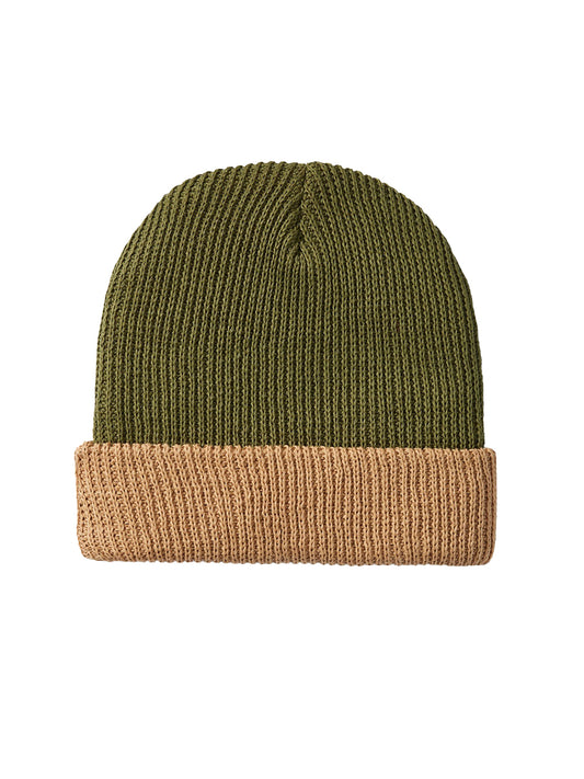 Two-Tone Slacker Beanie - Cactus & Beach