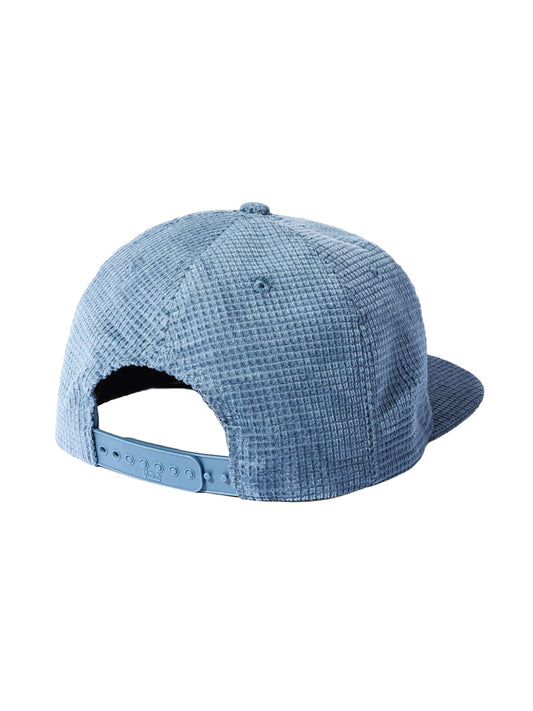 Waffle Cord Field Trip Snapback Hat - Slate Blue