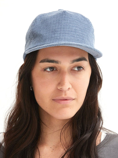 Waffle Cord Field Trip Snapback Hat - Slate Blue