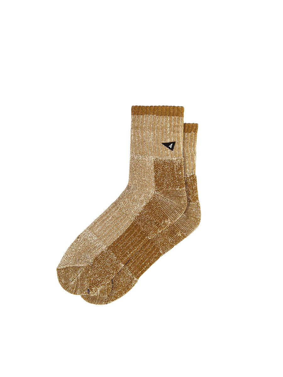 Crew Sock Mini - Terry Marl Caramel