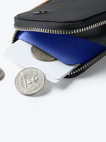 Card Pocket Wallet - Charcoal Cobalt
