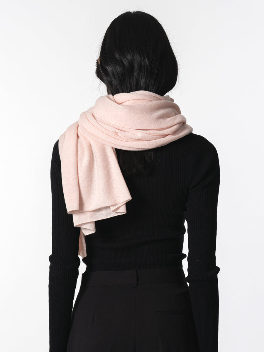 Merino Scarf - Blush Pink