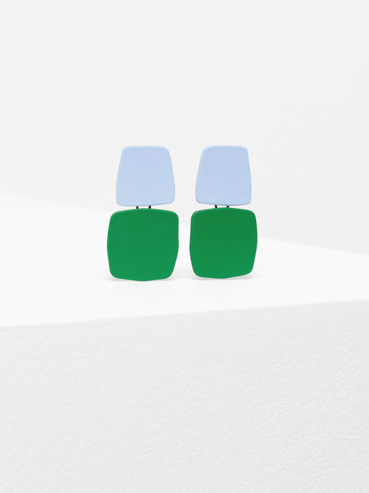 Maika Earrings - Cedar Green
