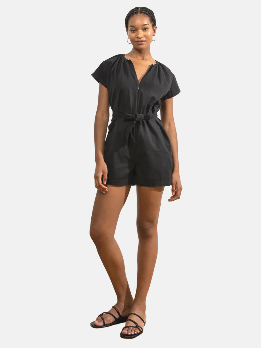 Paloma Romper - Black