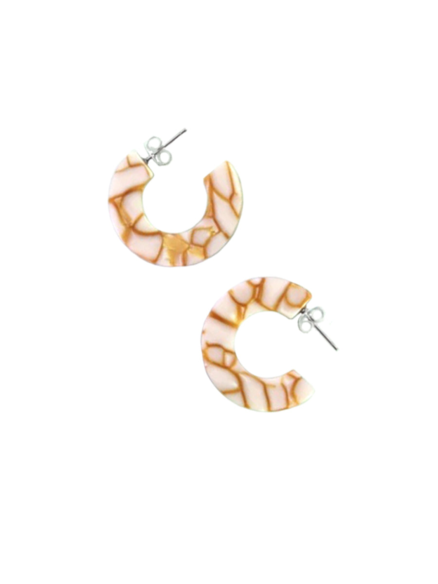 Ray Hoop Earrings - Dandelion