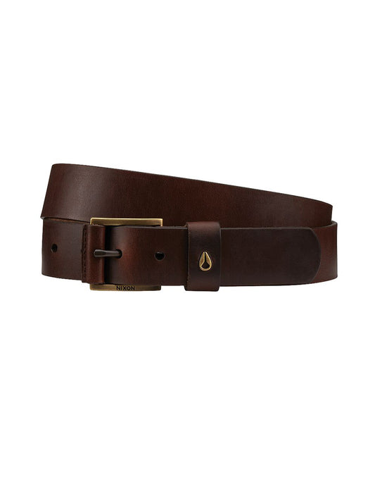 Americana Leather Belt - Dark Brown