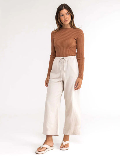 Classic Drawstring Pant - Oat